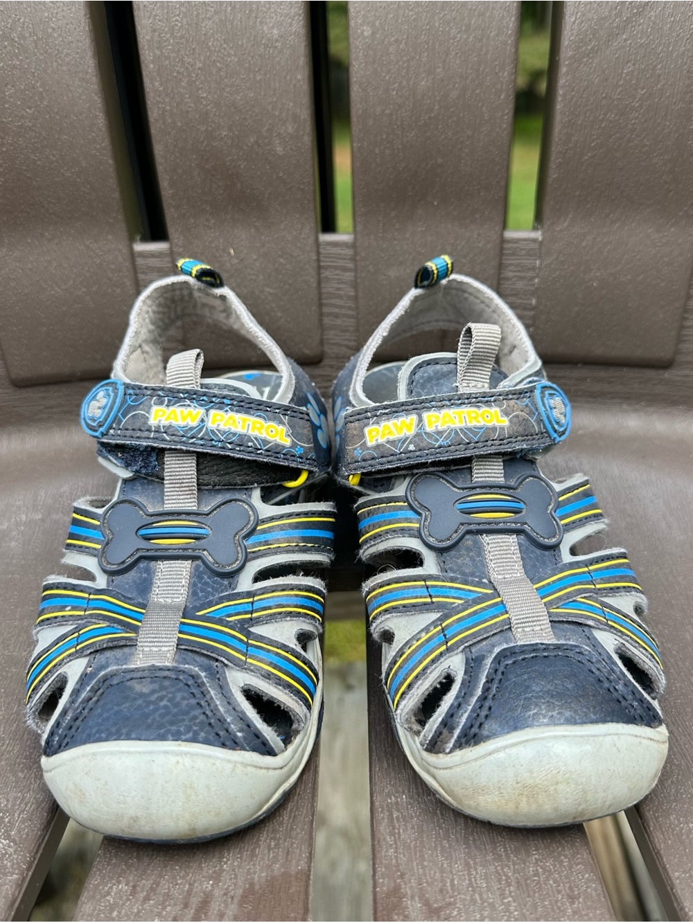 Paw Patrol Navy and Yellow Boys Closed-Toe Sandals